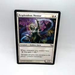 Resplendent Mentor 19 Uncommon Shadowmoor Magic: The Gathering Lightly Played - Image 1