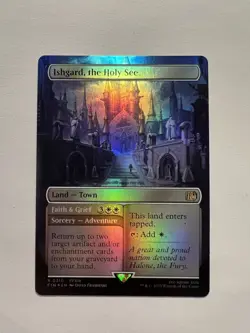 Ishgard, the Holy See / Faith & Grief - FOIL BORDERLESS - MTG FINAL FANTASY - NM - Image 1