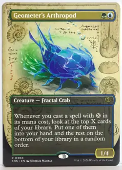 Geometer's Arthropod [New, Near Mint] Borderless Art {Secrets of Strixhaven} - Image 1