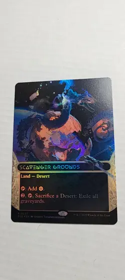 Scavenger Grounds - MTG Edge of Eternities - Borderless Showcase #37 - Foil - NM - Image 1