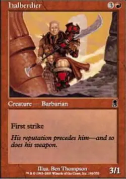 Halberdier - Odyssey #196/350 MTG Magic The Gathering - Image 1