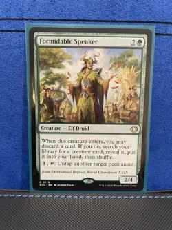 MTG - Formidable Speaker - Normal - Creature (Elf Druid) - ECL #176 - Rare - Image 1