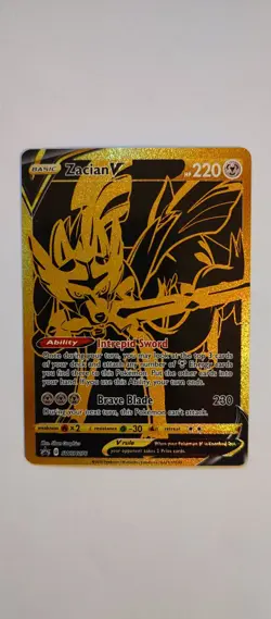 Pokemon - Zacian V - Black Star Promo - SWSH076 - NM/MINT - Image 1