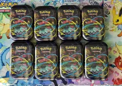 Lot 8 Sealed Venusaur Mini Tins Pokemon TCG Mega Evolution - Image 1