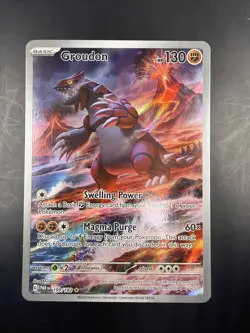 Groudon 199/182 Illustration Rare Paradox Rift NM - Image 1