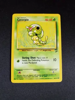 Caterpie - Vintage Pokemon Base Set 2 WOTC #68/130 - FREE SHIPPING - NM - Image 1