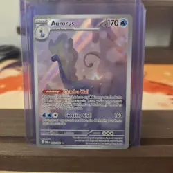 Pokemon Aurorus Stage 2 Holo 092/088 170 HP Tundra Wall Freezing Chill POR - Image 1