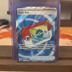 Pokemon Poke Pad Trainer Item Ultra Rare Full Art Holo 113/088 POR - Image 1