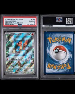 Pokemon TCG Obsidian Flames Charmander SVP044 Black Star Promo, PSA 8 - Image 2