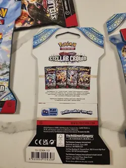 Stellar Crown Scarlet And Violet Sealed Pokemon TCG Booster Packs 820650853258 - Image 2