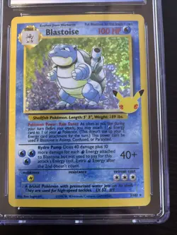 2021 POKEMON Blastoise #2/102 - Celebrations Classic Coll Holo CGC 9.5 GEM MINT - Image 2