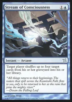 Stream of Consciousness - Medium Play MTG Betrayers of Kamigawa - Image 1