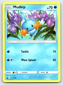 Mudkip 33/168 Common Celestial Storm Pokemon Lightly Played - Image 1