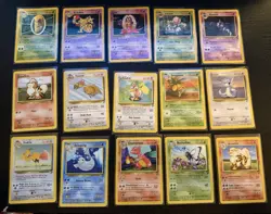 NM Pokemon Base Set 2 (Unlimited) Uncommon/ Common Set (#33-#100) (#109-#130) - Image 1