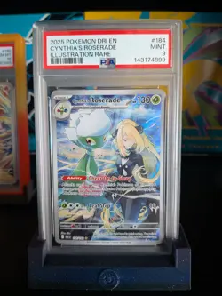 Cynthia's Roserade 184/182 Illustration Rare Destined Rivals Pokemon NM/M - Image 1