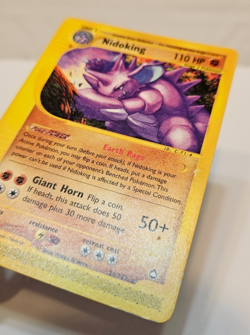 Nidoking 24/147 Rare Aquapolis Pokemon 1672 - Image 2