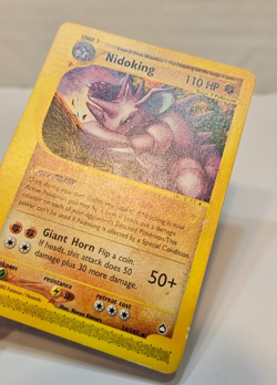 Nidoking 24/147 Rare Aquapolis Pokemon 1672 - Image 3