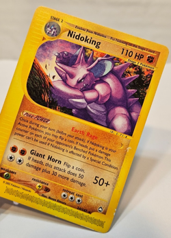 Nidoking 24/147 Rare Aquapolis Pokemon 1672 - Image 4