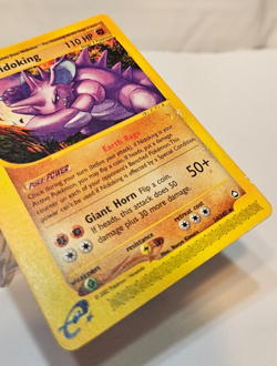 Nidoking 24/147 Rare Aquapolis Pokemon 1672 - Image 5