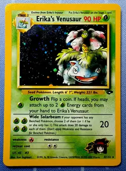 Erika's Venusaur HOLO RARE #4/132 Gym Challenge VINTAGE Pokemon 2000 - Image 1