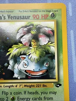 Erika's Venusaur HOLO RARE #4/132 Gym Challenge VINTAGE Pokemon 2000 - Image 5