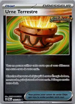 Carte Pokemon Dresseur Urne Terrestre 163/182 Reverse - 2023 - Image 1