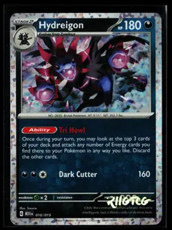 Hydreigon 010/015 Holo McDonald's Promos 2024 Pokemon Holo NM - Image 1
