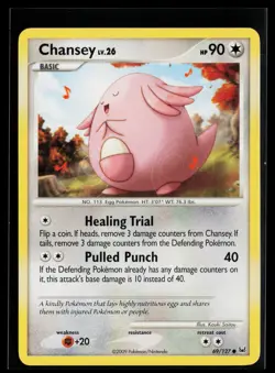 Chansey 69/127 Common Platinum Pokemon Near Mint - Image 1