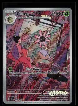 Lileep 145/142 Stellar Crown Pokemon Holo NM - Image 1