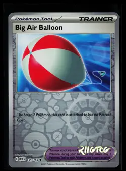 Big Air Balloon 155/165 151 Pokemon Reverse Holo NM - Image 1