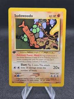 Sudowoodo (1st Edition) 26/64 Pokemon Neo Revelation - NM - Image 1