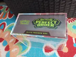 Pokemon Perfect Order Elite Trainer Box ETB - W/ Acrylic Case - Factory Sealed - Image 5