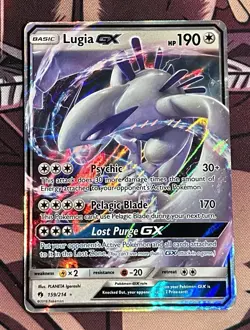 Lugia GX #159/214 2018 Pokemon Sun & Moon Lost Thunder - Image 1