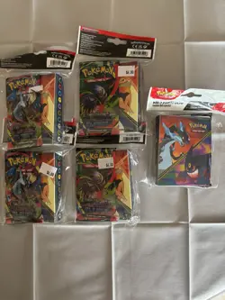 Pokemon Phantasmal Flames Mini Portfolio Lot Of 5 - Image 1