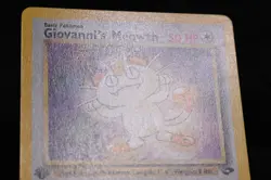 Giovanni's Meowth 1st Edition 74/132 NM Gym Challenge Regular Pokemon Near Mint - Image 4