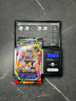 (VERY HEAVY)🔥 22.70g Pokemon TCG Phantasmal Flames Booster Pack Factory Sealed✅ - Image 1