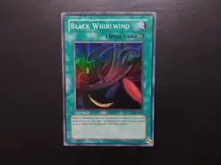 Yugioh - Black Whirlwind TU01-EN005 Super Rare - Image 1