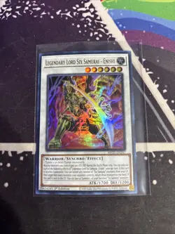 3X Yugioh Legendary Lord Six Samurai-Enishi MP25-EN247 Ultra Rare 1st Edition NM - Image 1