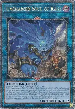 Yu-Gi-Oh! Unchained Soul of Rage (Quarter Century Secret Rare) - Image 1