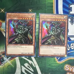 Yugioh! Chaos Command Magician LDS3-EN083 x2 Ultra Rare 1st Edition NM - Image 1