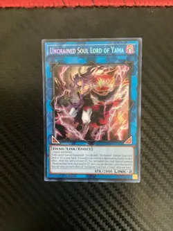Yugioh! Unchained Soul Lord of Yama MP24-EN101 1st Ed NM Prismatic Secret Rare - Image 1