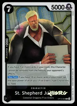St. Shepherd Ju Peter OP13-084 Carrying On His Will One Piece NM - Image 1