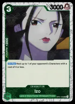 Izo (Jolly Roger Foil) OP01-033 Premium Booster -The Best- One Piece NM/M - Image 1