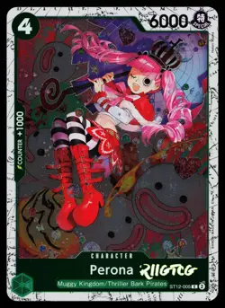 Perona (Pirate Foil) ST12-005 Premium Booster -The Best- Vol. 2 One Piece NM - Image 1