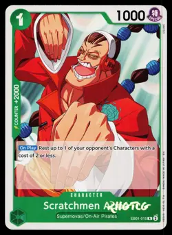 Scratchmen Apoo (Reprint) EB01-015 Starter Deck 24 One Piece NM - Image 1