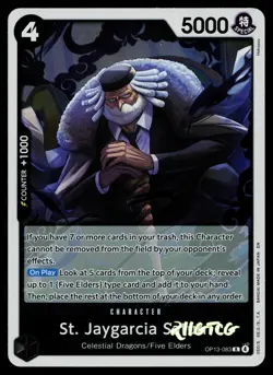 St. Jaygarcia Saturn OP13-083 Carrying On His Will One Piece NM - Image 1