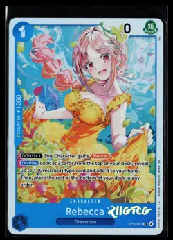 Rebecca OP15-053 Adventure on Kami's Island One Piece Foil NM - Image 1