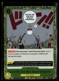 One Piece CCG TCG You’re The One Who Should Disappear OP06-115 (1 in stock) - Image 1