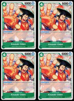 Kouzuki Oden Playset - OP14-026 x4 - The Azure Sea's Seven - One Piece TCG - Image 1