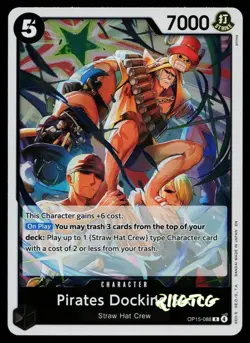Pirates Docking Six OP15-088 Adventure on Kami's Island One Piece NM - Image 1